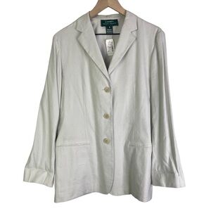 NWT Lauren Ralph Lauren Women’s Linen Blazer